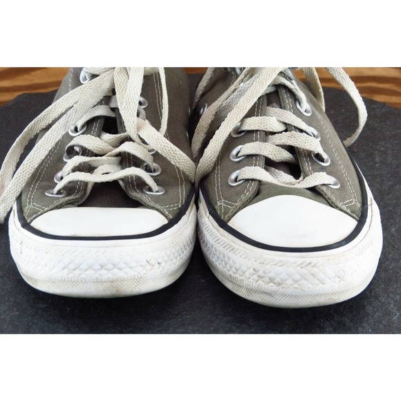 Converse All Star Size 7 M Gray Lace Up Low Top Fabric Women Shoe - Picture 2 of 7